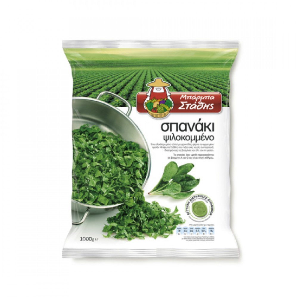 ΣΠΑΝΑΚΙ ΨΙΛΟΚΟΜΜΕΝΟ 10x1000γρ. ΚΤΨ Μ/Σ
