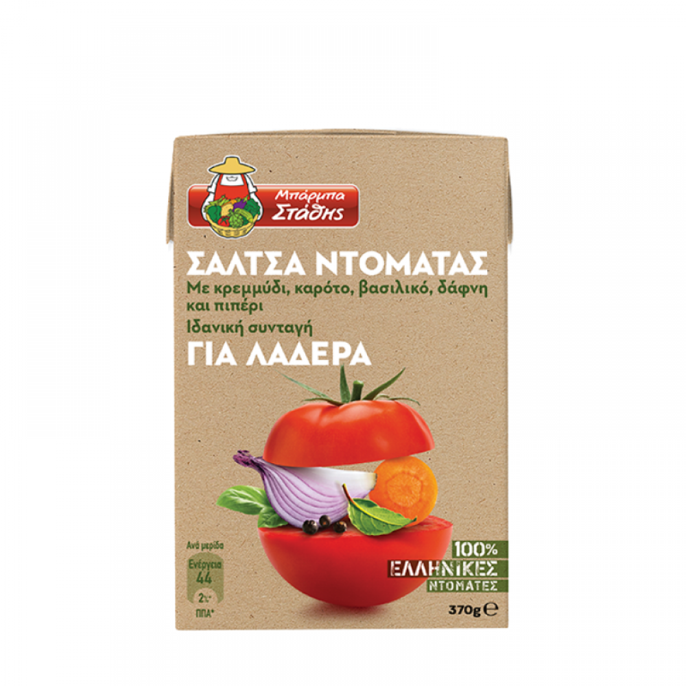 ΣΑΛΤΣΑ ΝΤΟΜΑΤΑΣ ΓΙΑ ΛΑΔΕΡΑ 16x370γρ. Μ/Σ