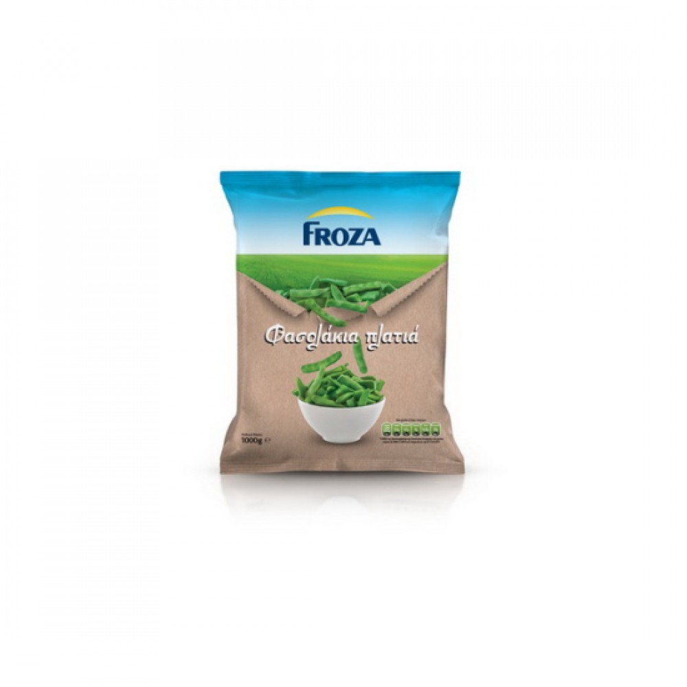 ΦΑΣΟΛΑΚΙ ΠΛΑΤΥ 10x1000γρ. ΚΤΨ FROZA