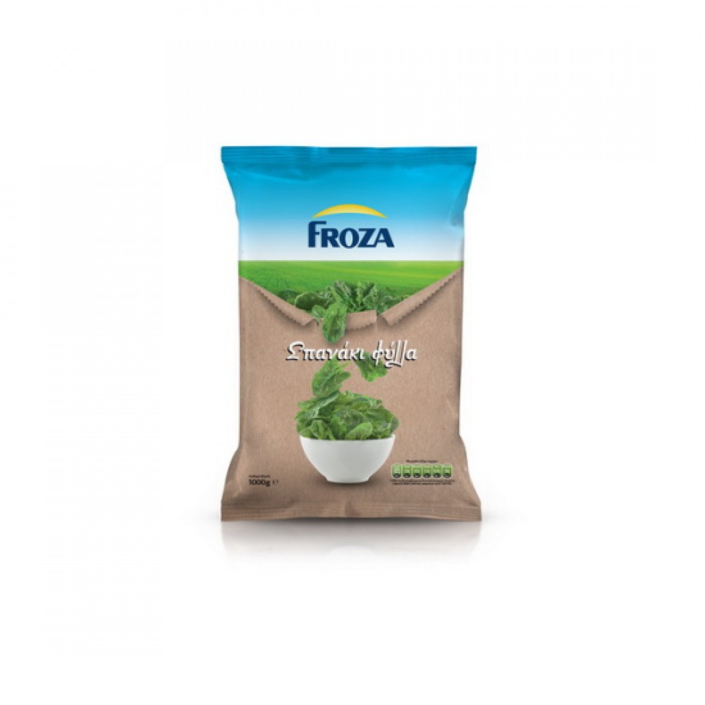 ΣΠΑΝΑΚΙ ΦΥΛΛΟ 10x1000γρ. ΚΤΨ FROZA