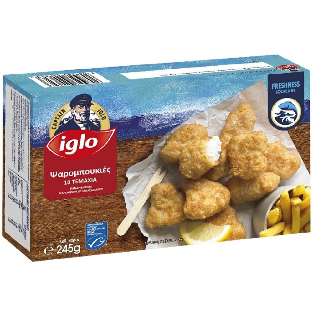 ΨΑΡΟΜΠΟΥΚΙΕΣ 8x245γρ. ΚΤΨ IGLO