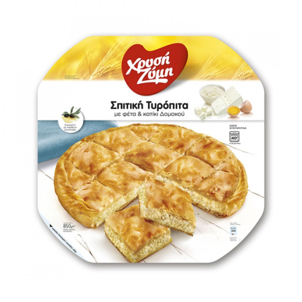 ΣΠΙΤΙΚΗ ΤΥΡΟΠΙΤΑ 6x850γρ. ΚΤΨ Χ/Ζ
