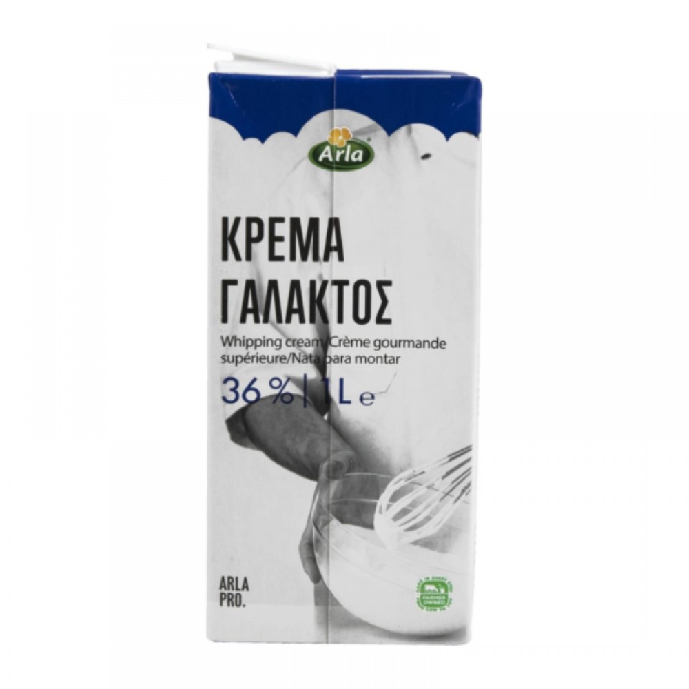ΚΡΕΜΑ ΓΑΛΑΚΤΟΣ ARLA 1 ΛΙΤ.PRO 36% ΛΙΠ. ΔΑΝΙΑΣ