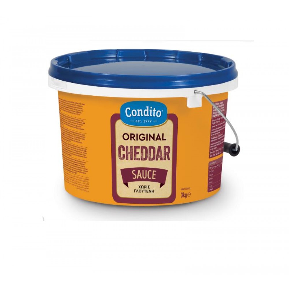 CHEDDAR SAUCE 3 ΚΙΛΩΝ CONDITO