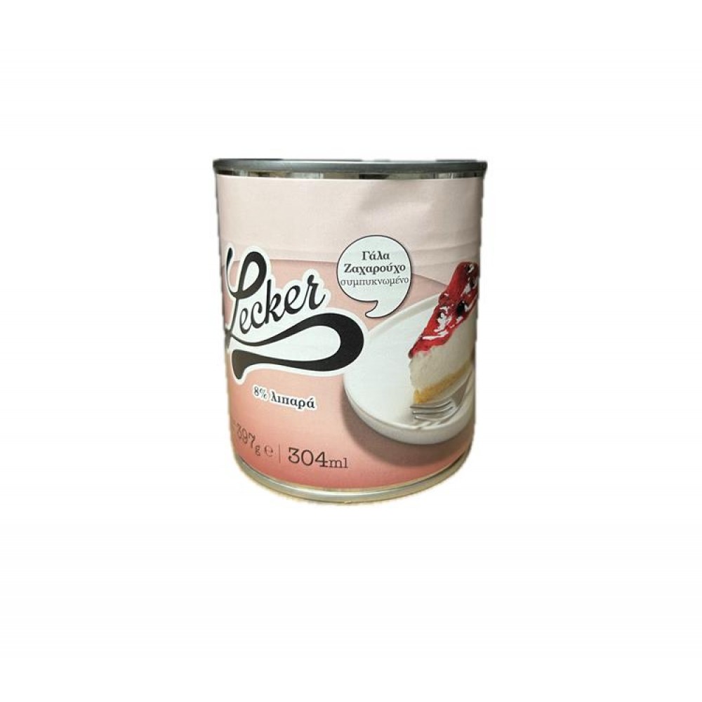 ΓΑΛΑ ΖΑΧΑΡΟΥΧΟ 8% ΣΥΜΠ. 397γρ. LECKER