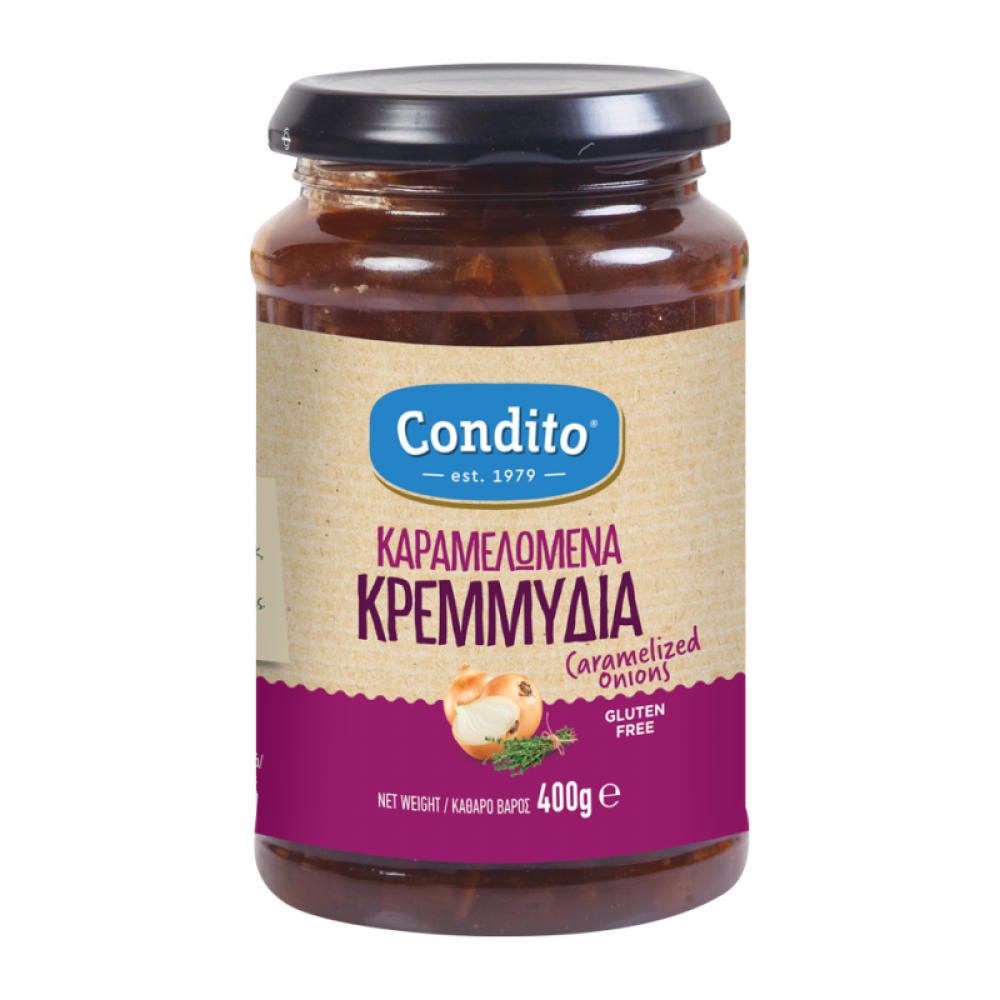 ΚΑΡΑΜΕΛΩΜΕΝΑ ΚΡΕΜΜΥΔΙΑ Χ.ΓΛ.400γρ. CONDITO