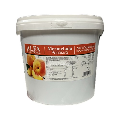 ΜΕΡΜΕΛΑΔΑ ΡΟΔΑΚΙΝΟ 5 ΚΙΛΩΝ ALFA FOODSERVICE