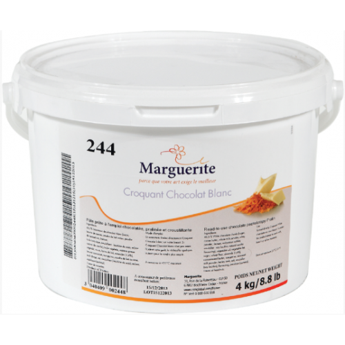 CHOCOLAT BLANC CROQUANT Δ/4 MARGUERITE
