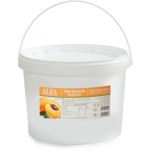 ΜΕΡΜΕΛΑΔΑ ΒΕΡΥΚΟΚΟ 5 ΚΙΛΩΝ ALFA FOODSERVICE