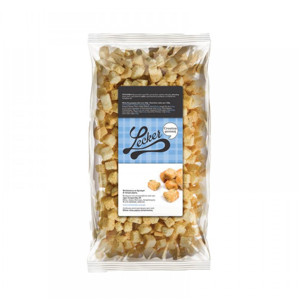 CROUTON ΦΥΣΙΚΗ ΓΕΥΣΗ 500γρ. LECKER CROUTON ΦΥΣΙΚΗ ΓΕΥΣΗ 500γρ. LECKER